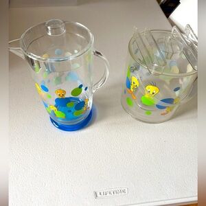 Tweety Vintage Pitcher And Ice Bucket With Tongs